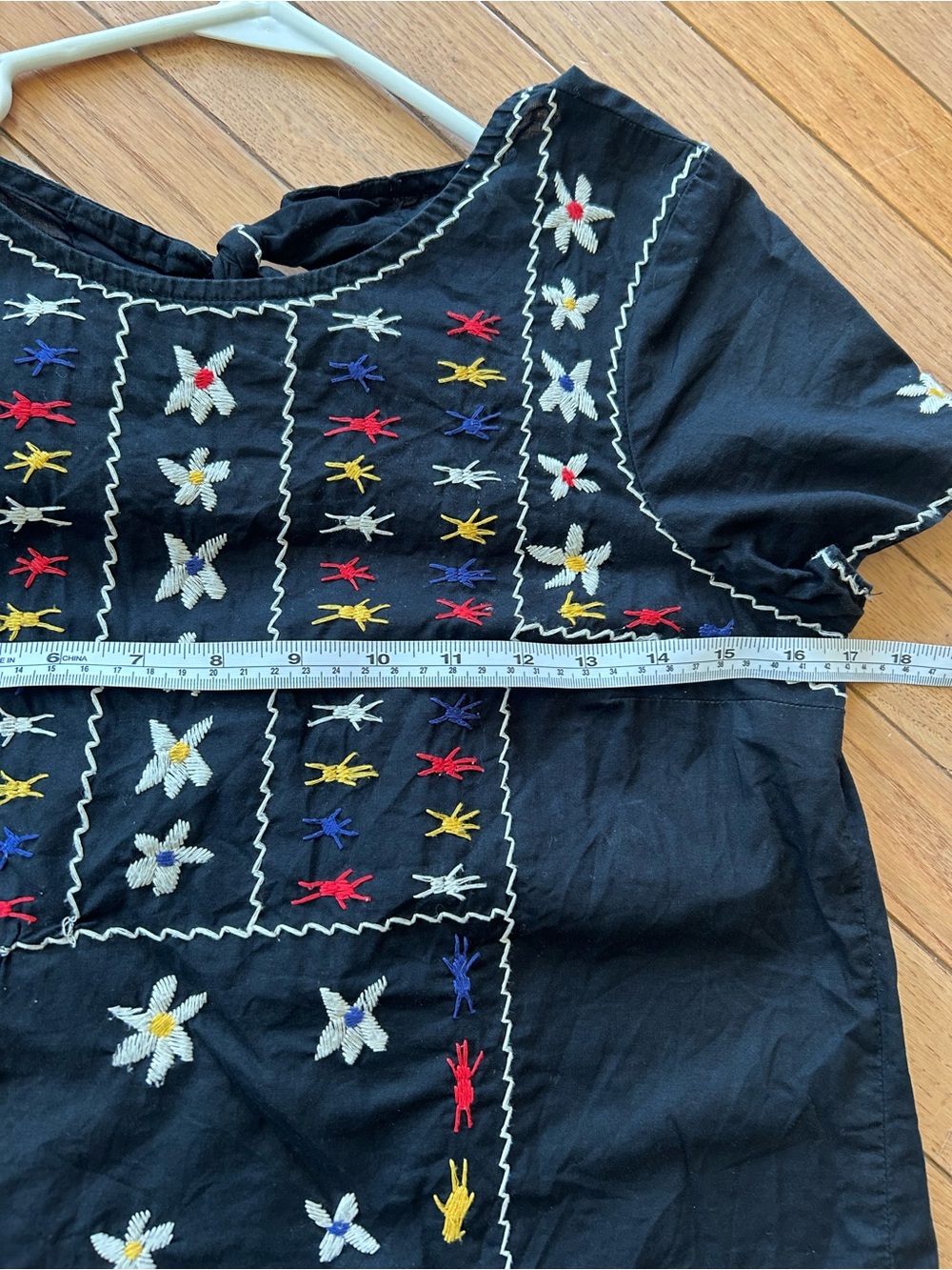 Madewell Embroidered tie-back cut out top - Picture 10 of 16